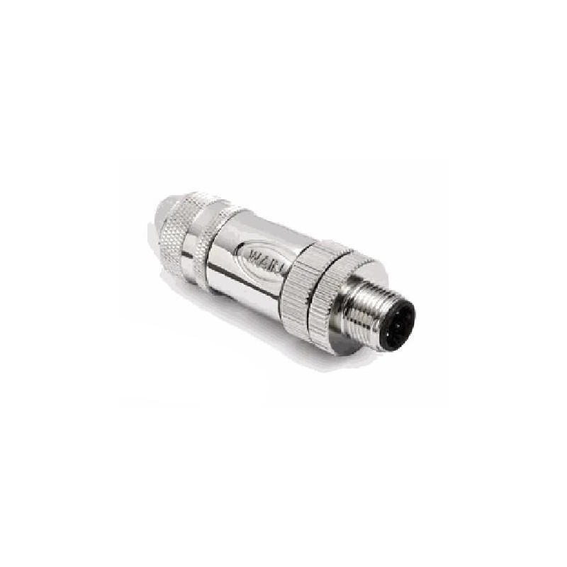 Connecteur mâle M12, 5 pol., codage A IP67, 4A, blindé